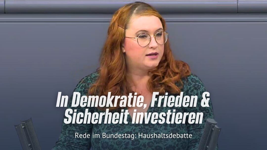 Agnieszka Brugger im Bundestag